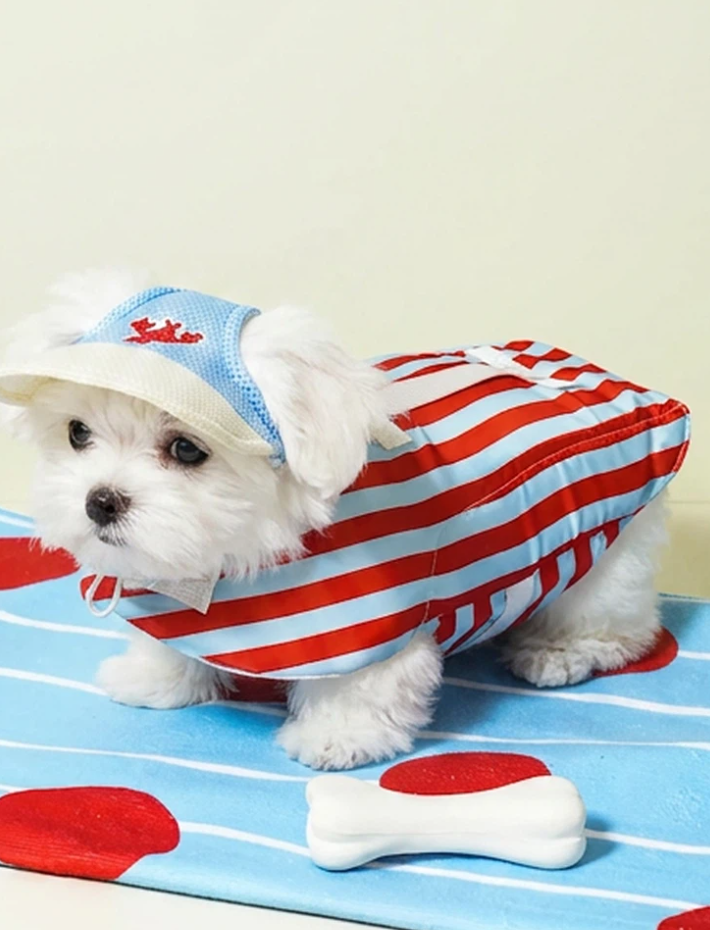 와 여름 물놀이 조끼 M (레드)